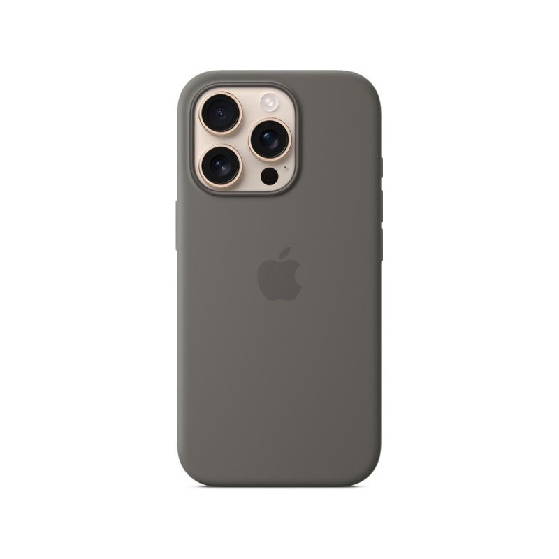 Apple MYYL3ZM/A Silikon Case mit MagSafe für iPhone 16 Pro - grey